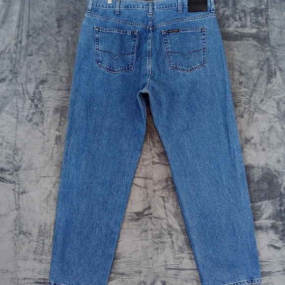 Harley-Davidson Jeans Mens 40x32 Blue Genuine MotorClothes Denim Zip Fly Biker - Picture 6 of 9